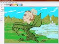MS-Paint Speed Painting: Gaia