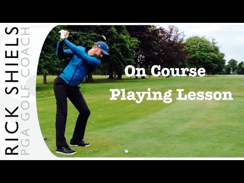 Playing Lesson On The Golf Course