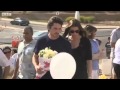 Christian Bale visits Aurora, Colorado Shooting ...