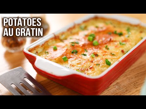 Potatoes Au Gratin | How To Make Potato Au Gratin | Delicious Potato Recipes | Ruchi