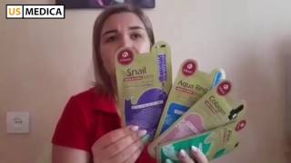 отзыв Маска для лица с экстрактом улитки US MEDICA Snail Mask