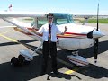 vôo de check de piloto privado