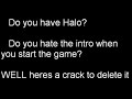 Halo - No Intro