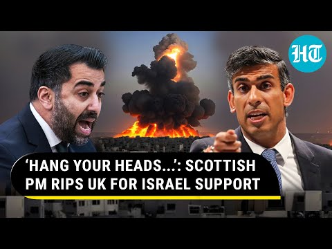 Well‚ of course‚ the First Minister of Scotland condemns Israel‚ sides with Hamas terrorists