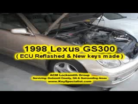 Atlanta GA: 1998 Lexus GS300 – Lost Key Replacement & ECU Re-flashed!