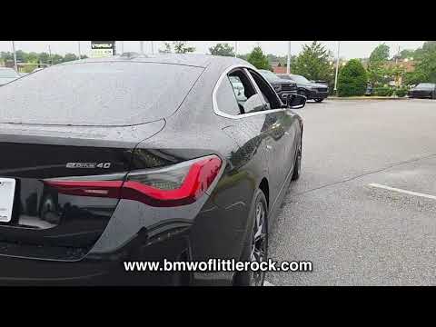 Used 2023 Jet Black BMW EDRIVE40 GRAN COUPE image 1