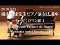 第5回 2018年度 横山幸雄ピアノ演奏法講座 Vol.3