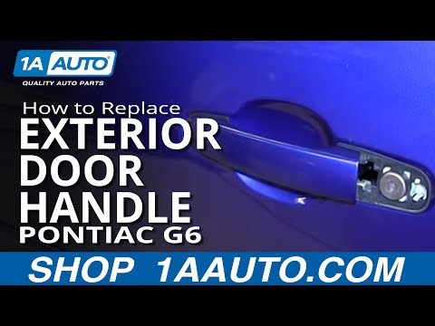 How To Install Replace Front Outside Door handle 2005-10 Pontiac G6
