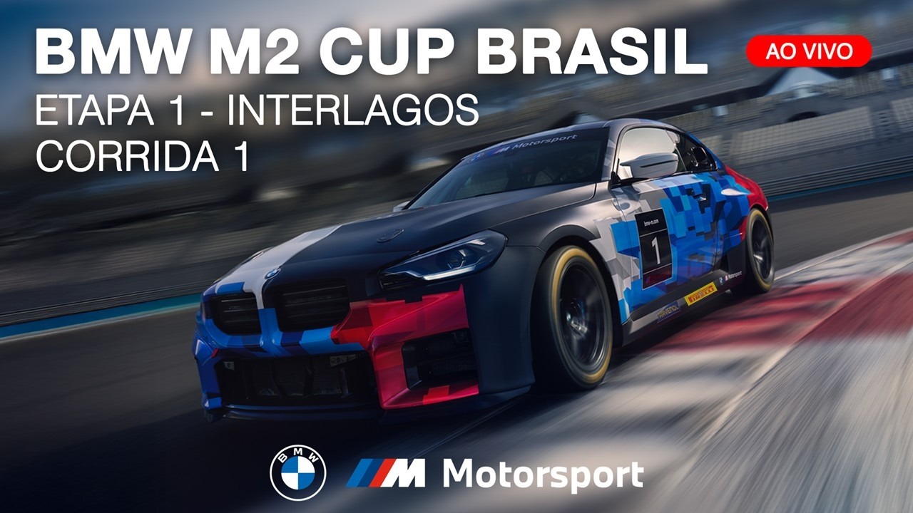 ESTREIA HISTÓRICA! BMW M2 CUP BRASIL AO VIVO - ETAPA 1 INTERLAGOS - CORRIDA 1