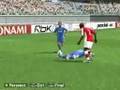 Wesley Sneijder injury vs Arsenal (Winning Eleven)
