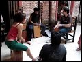 Práctica de percusión afroperuano
