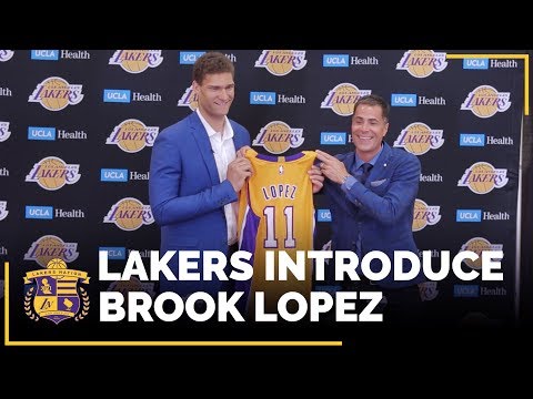 Video: Brook Lopez Lakers Introductory Press Conference (IN FULL)