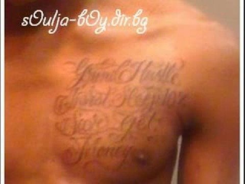 Here are five of soulja boy's tattoos! Now he's got MUCH more!