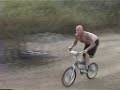 Bike Jumping into river (crash at end!)