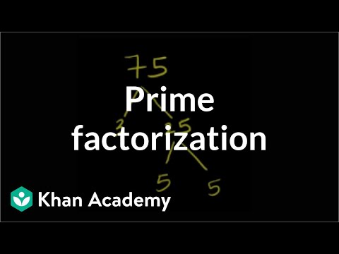 Prime factorization