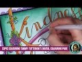 Tammy Tutterow Coloring Page using Copic Markers