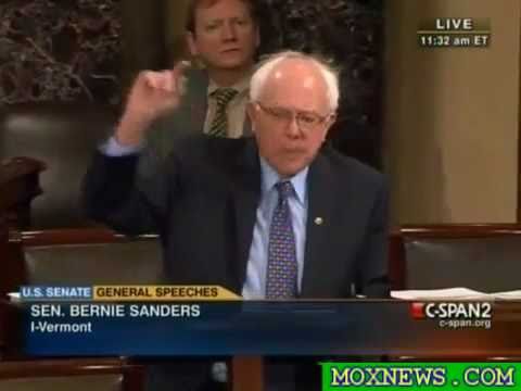 Sen Bernie Sanders : A war is being waged against the people of the USA.