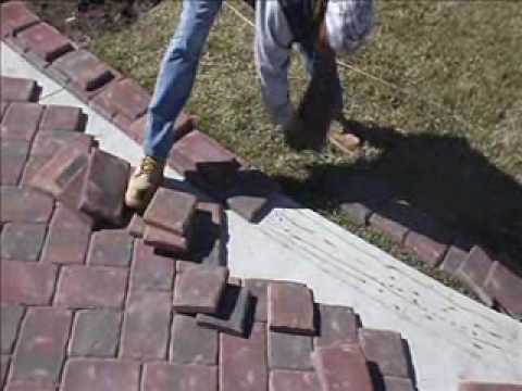 Paver Installation on Concrete Using Mason Bond
