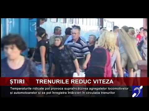 Restricții de viteză pe calea ferată, din cauza caniculei