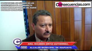 SE MANIFIESTA SIN CUIDADO EL ALCALDE RICARDO ORTIZ POR LAS CRITICAS EXPRESAS POR EL PRI EN RUEDA DE