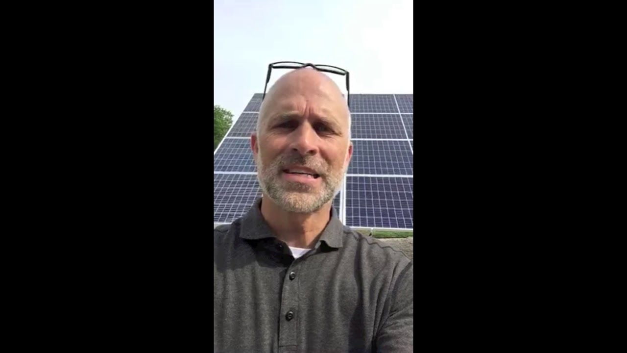 Stitt Solar CEO, David Stitt, at Benton County, AR Solar Install