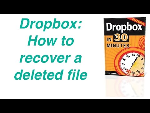 how to recover dropbox account