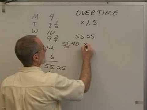 how to calculate overtime
