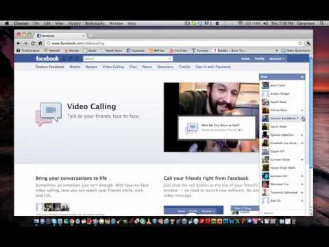 how to a video call on facebook