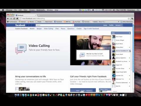 how to do facebook video call