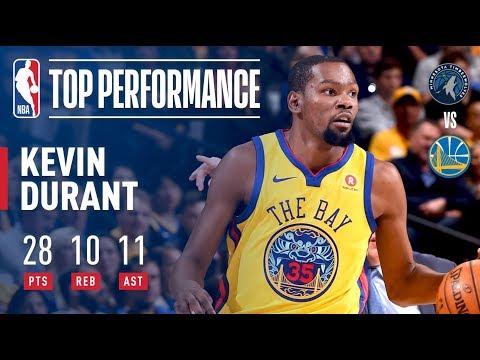 Video: Kevin Durant's 10th Career Triple-Double (28/10/11) | January 25, 2018