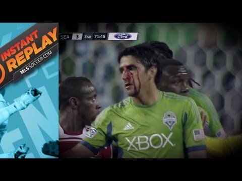 instant - Missed offside for Sporting, a bloody elbow against FC Dallas, and a melee between the Dynamo and Revolution: All the controversies from the weekend. Plus, h...