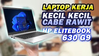 Laptop Bisnis 2025 HP EliteBook 630 G9 i7 Gen 12, Tangguh untuk Profesional