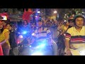vietnam fans pouring to the streets of saigon after vietnam defeats thailand and claims the title aff champion 2008