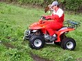 cuadrimoto en el canal