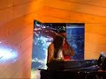 Ruslana playing keyboard