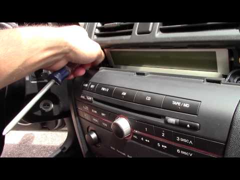 Subwoofer and Amp Install on a Factory Head Unit – 04 Mazda 3