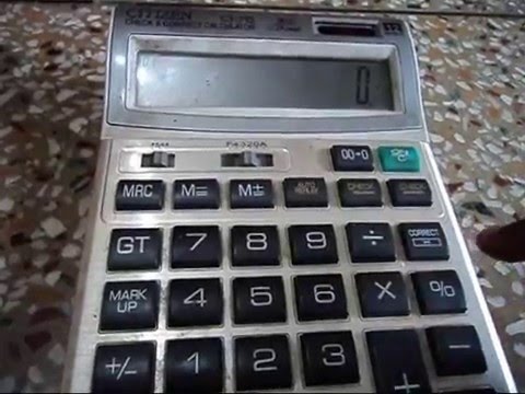 how to turn off citizen ct-500 calculator