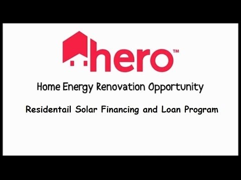 HERO Solar Financing Loan Program