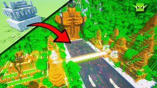 Minecraft | Jungle Temple Transformation - Cambodian Angkor Wat Inspiration!