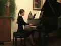 Young girl (Marysia Orze?) playing Chopin - Nocturne E-Mol