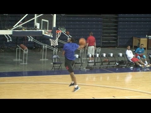 Andre Iguodala Goes 1 On 1 With Devin Booker (ESPN #16 In Class of 2014)