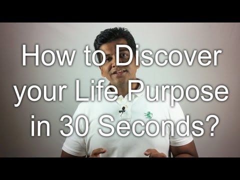 how to discover life purpose