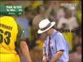 Afridi straight six off Symonds.