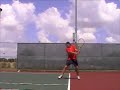 skyler meek from dans advantage tennis gives you a short lesson on groundstrokes. www.dansadvantage.com