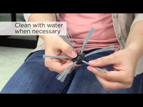 SmartClean Robotic Vacuum - How to Clean the Brush Roll