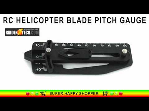 how to use e flite pitch gauge