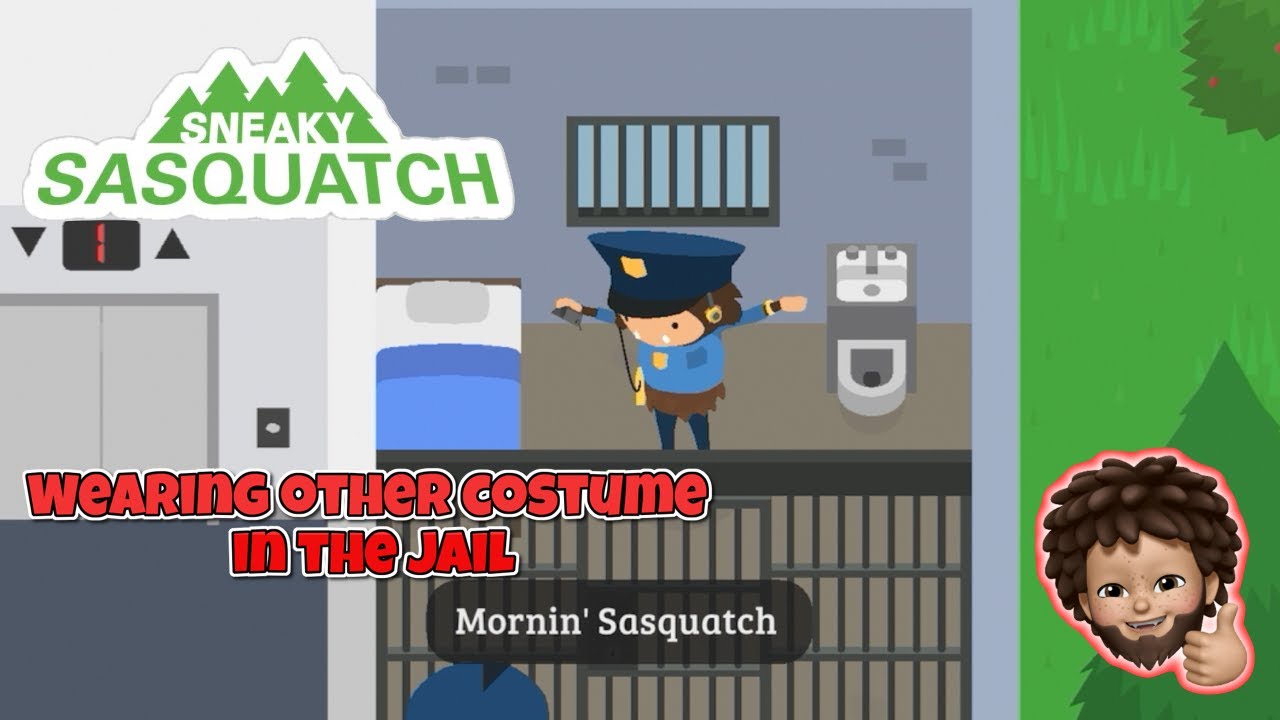 Sneaky Sasquatch - Use other costume when in the Jail