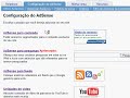 Adicionando sites à sua conta Adicionando sites à sua conta