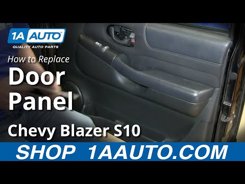How To Install Replace 2 Door Panel Chevy S10 Blazer GMC Jimmy