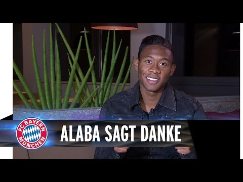 David Alaba sagt Danke!